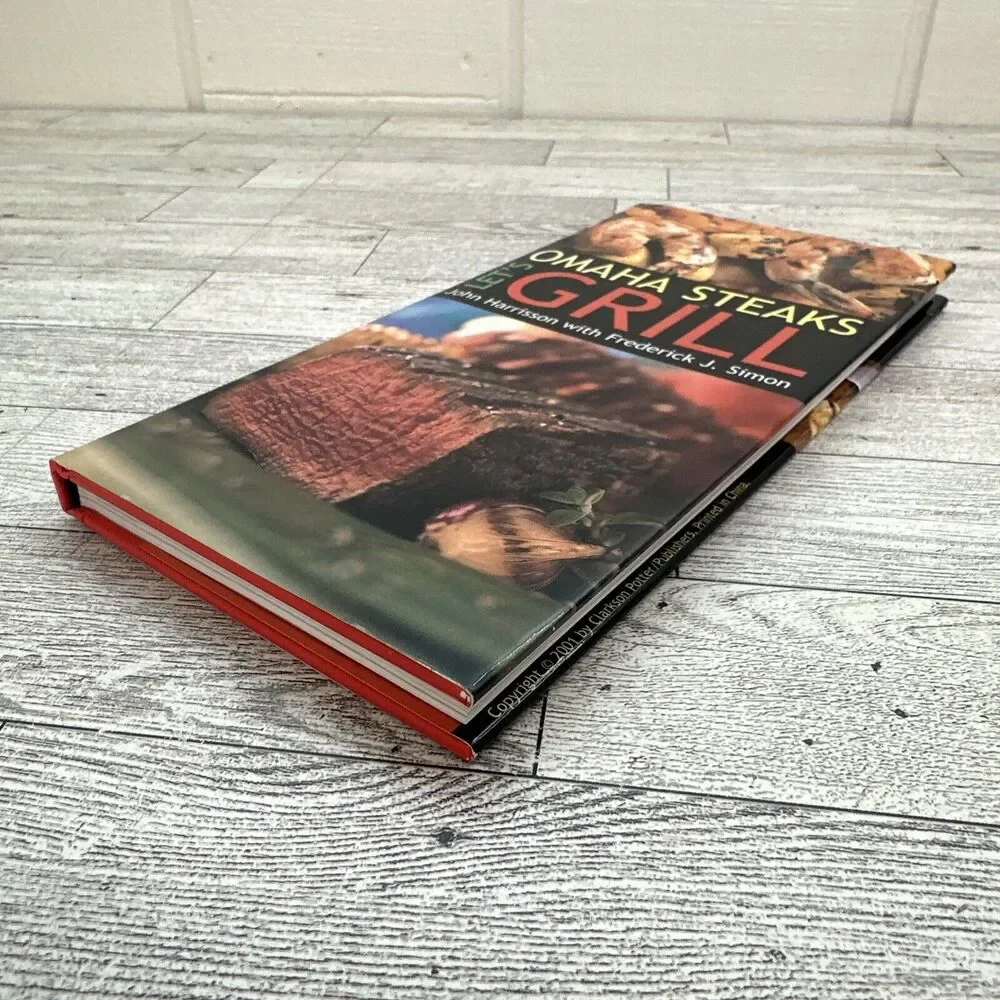 Omaha‎ Steaks - Let's Grill Hardcover Cookbook - by Simon & Harrisson BBQ